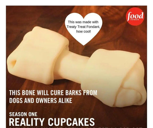 Dog Cake Fondant Bone